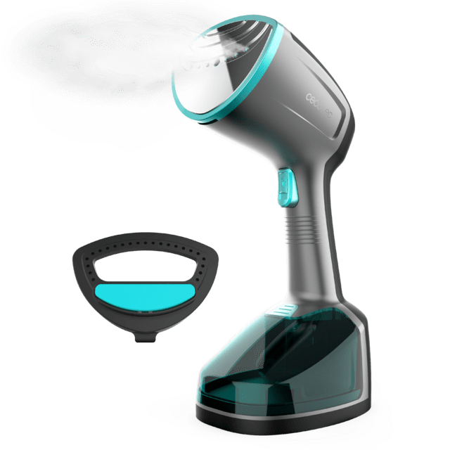 Cecotec IronHero 1500 Vital Plancha vertical con 1500 W gran vapor continuo de 25 g/min gran autonomía de 12 minutos con capacidad del tanque de 350 ml. Plancha vertical