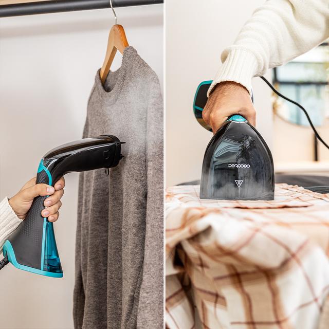 Cecotec IronHero 2100 Ultimate Plancha Vertical Con 2100 W Gran Vapor Continuo 40 G/min Luz LED Indicadora De Función Doble Sistema De Calentamiento Y 3 Niveles De Vapor. Plancha Vertical