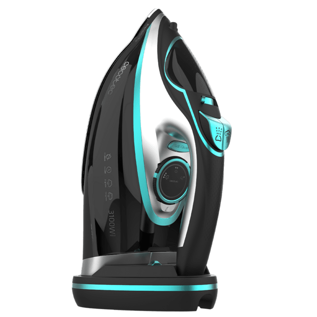 Cecotec IronHero 3100 Cordless Plancha De Vapor Sin Cables Con Autonomía De 90 Segundos Ultrapotente Con 3100 W Y Suela Cerámica De Alta Resistecia. Vapor Continuo De 35 G/min Y Supervapor De 190 G. Plancha Ropa De Vapor  310