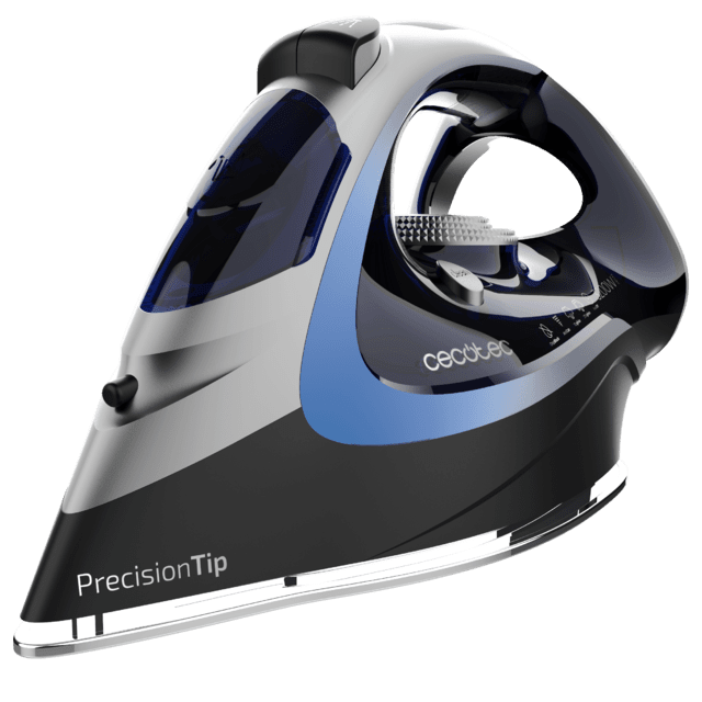 Cecotec IronHero 3200 Force Anodized Plancha horizontal con 3200 W golpe de vapor 270 g/min y suela anodizada ultradeslizante y de máxima durabilidad. Plancha horizontal