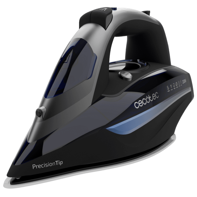 Cecotec IronHero 3200 i-Pump Absolute Plancha horizontal con bomba de 3200 W golpe de vapor de 285 g/min suela anodizada y pantalla LCD. Plancha horizontal con bomba