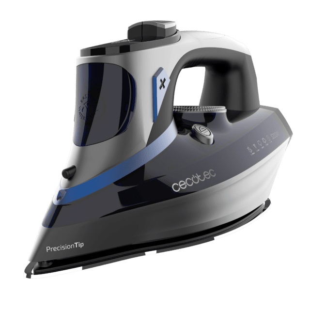Cecotec IronHero 3200 Smart Absolute Plancha horizontal con 3200 W golpe de vapor de 270 g/min suela anodizada y pantalla LCD.  Plancha horizontal