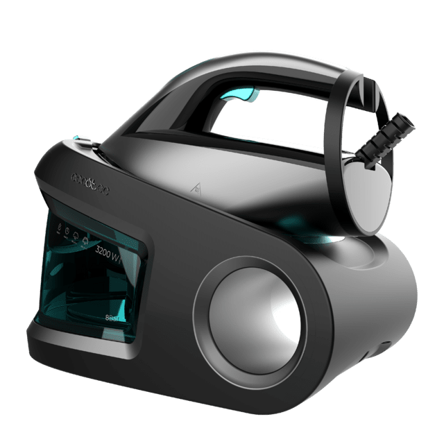 Cecotec IronHero 3200 Station Centro De Planchado Horizontal De 3200 W Con 8 Bares De Presión Suela Cerámica Ultradeslizante Sistema De Seguridad Auto Shut Off Filtro Antical Antigoteo Y Autolimpieza. 420 G/min De Golpe De Vap