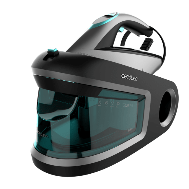 Cecotec IronHero 3200 Station Centro de planchado horizontal de 3200 W con 8 bares de presión suela cerámica ultradeslizante sistema de seguridad Auto Shut Off filtro antical antigoteo y autolimpieza. 420 g/min de golpe de vap