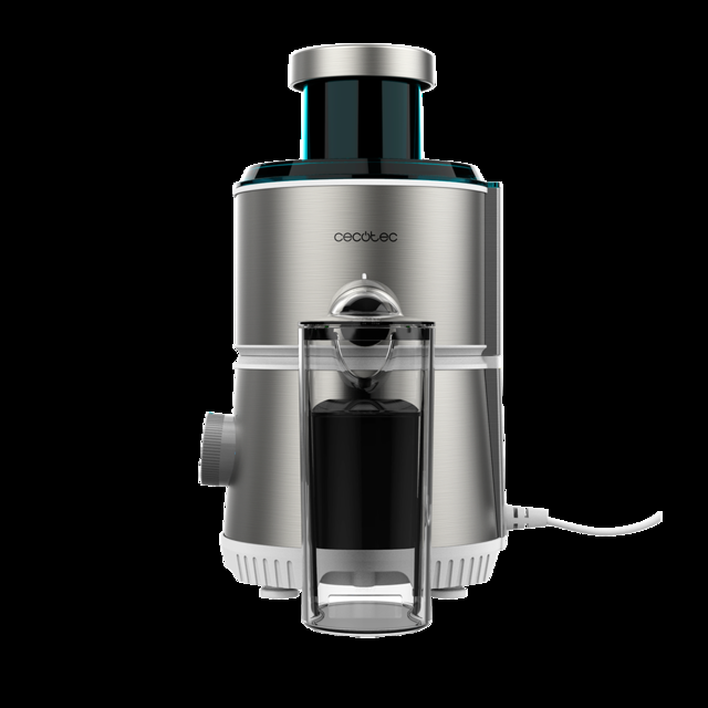 Cecotec Juice&Fresh 400 Titan White. Licuadora Orbital De 400 W 20000 RPM De Velocidad Tamaño Compacto 2 Velocidades Disco Con Recubrimiento De Titanio Negro Sistema Antigoteo Jarra 350 Ml Licuadora Orbital