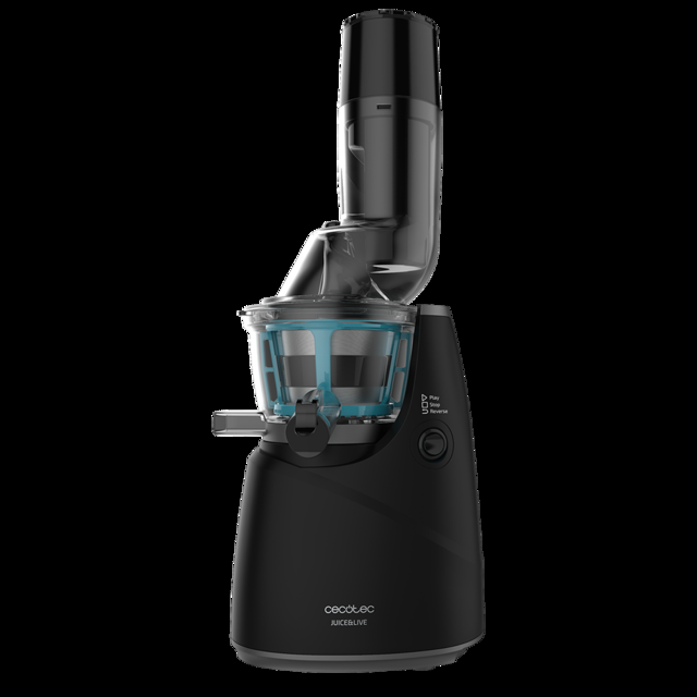 Cecotec Juice&Live 1500 Pro. Licuadora De Prensa Fría Con Potencia 250 W Canal XL Velocidad Lenta De 45 RPM BPA-Free Licuadora Prensado En Frío  