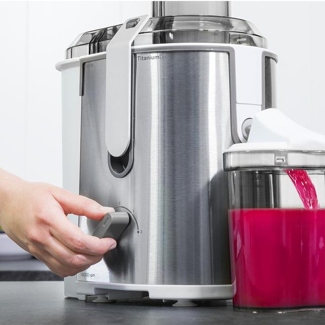 Cecotec Licuadora StrongTitanium 19000 XXL Licuadora Orbital Con 2000 W Disco Con Recubrimiento De Titanio Y Canal De Entrada XXL. Licuadora Orbital