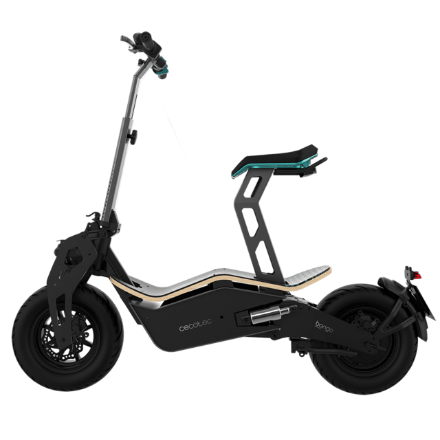 Cecotec Makalu Pro Ciclomotor Eléctrico Con Una Potencia Nominal De 1000 W Y Potencia Máxima De 1600 W. Doble Suspensión Autonomía De 45 Km Y Batería Extraíble De Litio. Velocidad Máxima 40km/h Ciclomotor Eléctrico