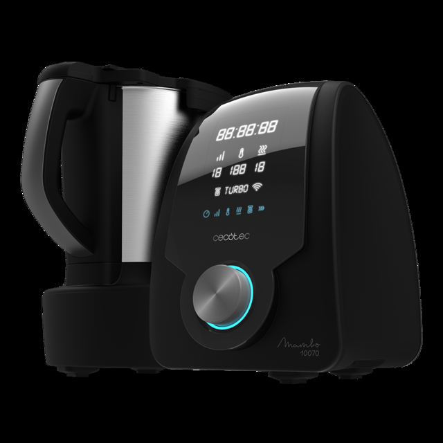 Cecotec Mambo 10070. Robot De Cocina Multifunción Con Cuchara MamboMix 30 Funciones Báscula Incorporada Jarra De Acero INOX De 3 3 L Apta Para Lavavajillas Robot De Cocina Con APP