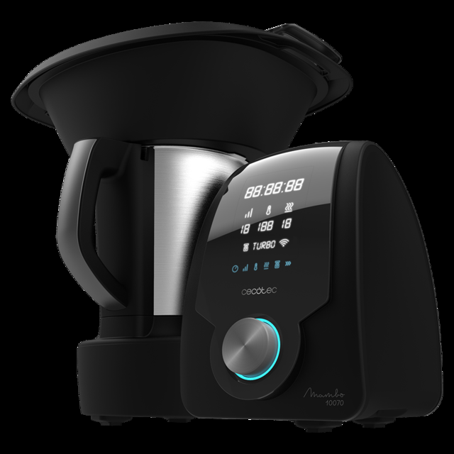 Cecotec Mambo 10070. Robot De Cocina Multifunción Con Cuchara MamboMix 30 Funciones Báscula Incorporada Jarra De Acero INOX De 3 3 L Apta Para Lavavajillas Robot De Cocina Con APP