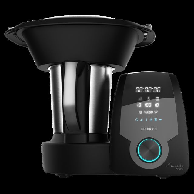 Cecotec Mambo 10090 Robot De Cocina Multifunción Con App Cuchara MamboMix Jarra Habana Con Revestimiento Cerámico 30 Funciones Jarra De Acero INOX 3 3l Apta Para Lavavajillas Báscula Incorporada Robot De Cocina Con APP