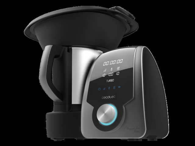 Cecotec Mambo 7090. Robot De Cocina Multifunción Con Capacidad 3.3L Temperatura Hasta 120ºC Selección Grado A Grado 10 Velocidades Programable Hasta 12h Jarra Apta Lavavajillas 30 Funciones 1700W. Robot De Cocina Multifunció