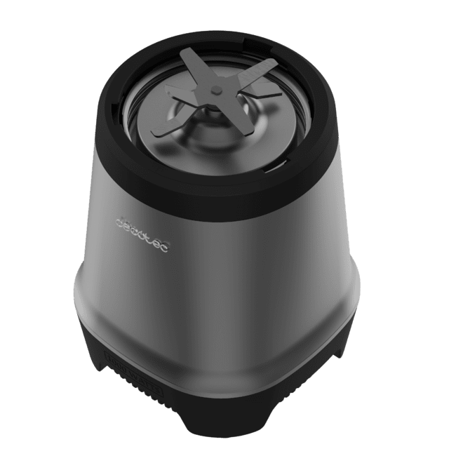 Cecotec Nutriblender Fusion Batidora Nutriblender De Smoothies Con 2 Vasos Portátiles 6 Cuchillas De Acero Inoxidable Con Recubrimiento De Titanio Negro Y 1000 W De Potencia. Batidora Nutriblender De Smoothies