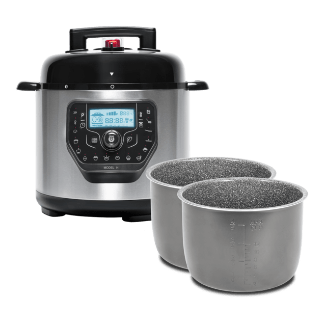 Cecotec Olla GM Modelo H Deluxe + 2 Cubetas Excelsior Olla programable y 2 cubeta