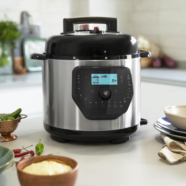 Cecotec Olla Programable GM Modelo H Deluxe. Programable 24 Horas Con Capacidad De 6 Litros. Incluye Función Báscula E Innovadora Tapa Advance Abatible Y Más Cómoda Para Liberar La Presión. Olla Programable Eléctrica  