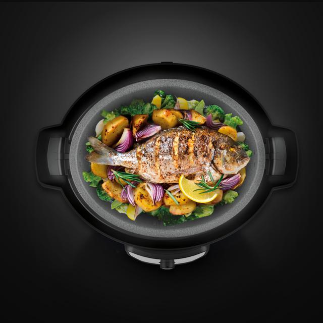 Cecotec Olla Programable GM Modelo H Ovall. 1000 W Programable 24 Horas Capacidad 8 Litros Sistema De Cocción Inteligente Temperatura Y Presión Ajustable Incluye Recetario Olla Programable Eléctrica  