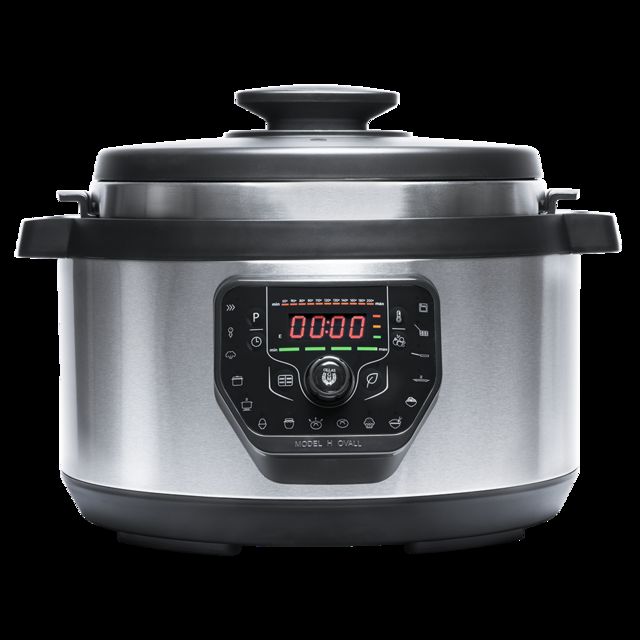 Cecotec Olla Programable GM Modelo H Ovall. 1000 W Programable 24 Horas Capacidad 8 litros Sistema de cocción Inteligente Temperatura y Presión Ajustable Incluye Recetario Olla programable eléctrica  