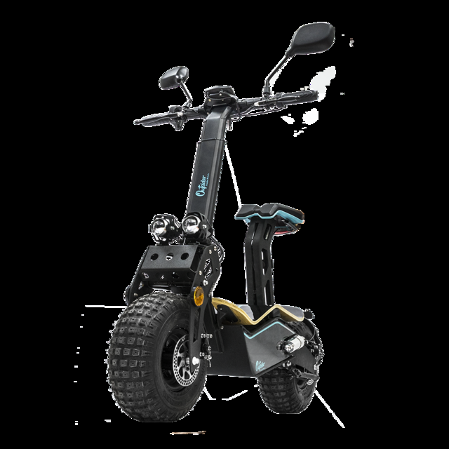 Cecotec Outsider Demigod Makalu Homologado. Ciclomotor eléctrico con Potencia máx. de 1600W Ruedas tubeless XXL con Tacos y Sistema antirreventones Autonomía de 30km Velocidad máx. de hasta 45 km/h. Ciclomotor eléctrico