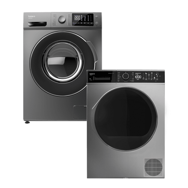 Cecotec Pack Bolero DressCode 9600 Inverter Steel + Bolero DressCode Dry 8500 DarkLavadora y Secadora