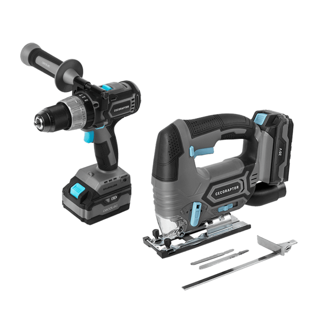Cecotec Pack CecoRaptor Perfect ImpactDrill 4020 Brushless Ultra + CecoRaptor Perfect MultiCut 2020 AdvancePack CecoRaptor Perfect ImpactDrill 4020 Brushless Ultra + CecoRaptor Perfect MultiCut 2020 Advance