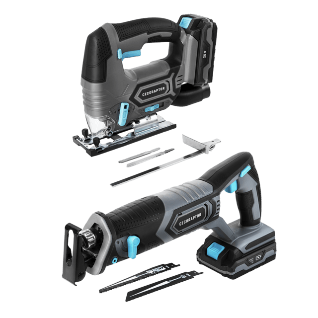 Cecotec Pack CecoRaptor Perfect Quick&Cut 2020 Advance + CecoRaptor Perfect MultiCut 2020 AdvancePack sierra de calar y sierra de sable