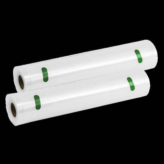 Cecotec Pack De 2 Rollos Para Envasadora 28x600 Rollos Para Hacer Bolsas De Vacío Libres De Bpa. Aptas Para Cocinar A Baja Temperatura