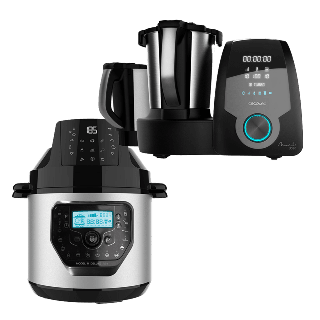 Cecotec Pack Mambo 9590 + Olla GM H Deluxe FryRobot de cocina y Olla Programable