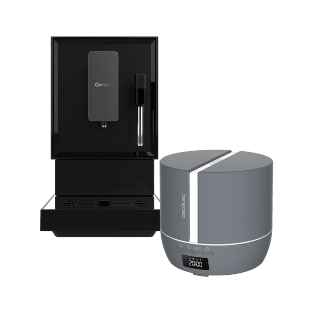 Cecotec Pack Power Matic-ccino Vaporissima + PureAroma 550 Connected StoneCafetera y difusor de aromas