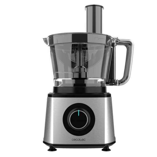 Cecotec Paprika 2000 Procesador De Alimentos Con Potencia Máxima De 2000 W Cuerpo De Acero Inoxidable 2 Velocidades Y Pulse. Incluye Bowl De 3 5 L. Accesorios: 3 Discos De Corte Cuchilla Para Picar Y Cuchilla Para Amasar. Proce