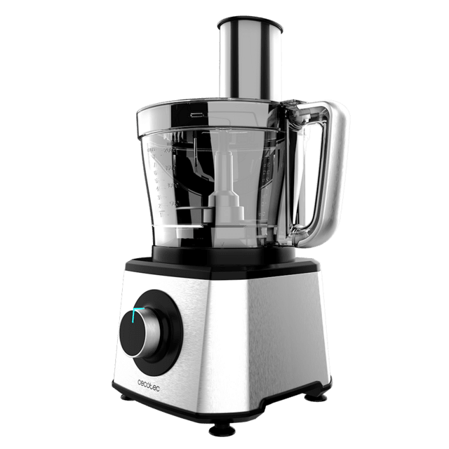 Cecotec Paprika 2000 Procesador De Alimentos Con Potencia Máxima De 2000 W Cuerpo De Acero Inoxidable 2 Velocidades Y Pulse. Incluye Bowl De 3 5 L. Accesorios: 3 Discos De Corte Cuchilla Para Picar Y Cuchilla Para Amasar. Proce