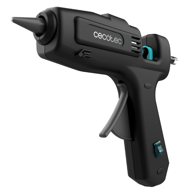 Cecotec Perfect Fix 100 Pro Pistola De Silicona Caliente Con 100W De Potencia. Calentamiento Ultrarapido. Hasta 180ºC. Incluye Protector De Mesa Y 80 Barras De Silicona. Pistola De Silicona Caliente