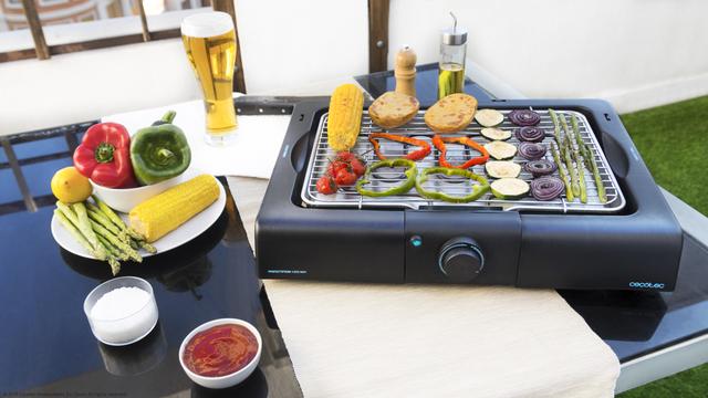 Cecotec PerfectSteak 4200 Way M Barbacoa Eléctrica De Sobremesa De 2400 W Parrilla De Acero Inoxidable Y Altura Ajustable A 3 Niveles. Barbacoa Eléctrica De Mesa Con Parrilla