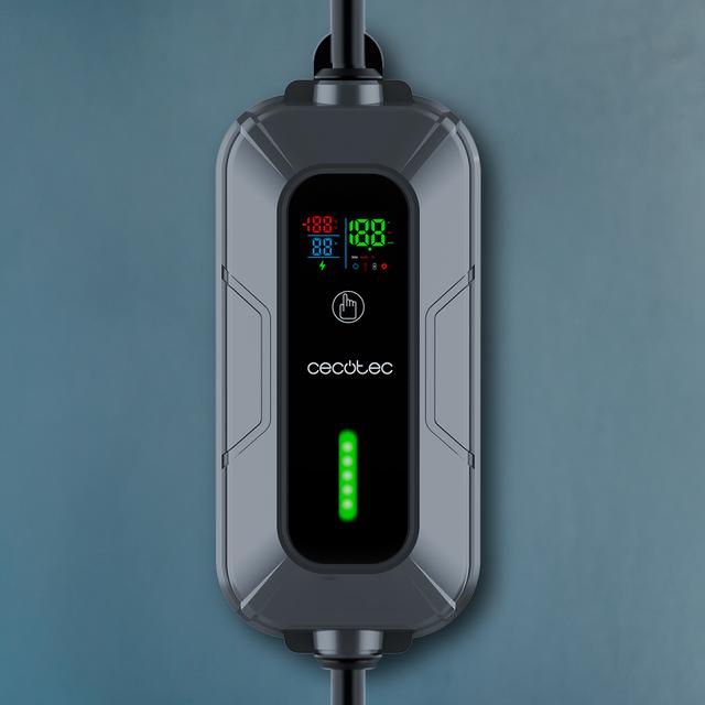Cecotec PIT&GO 3 5 KW El Cargador Portátil De Coche Eléctrico Permite Cargar La Batería De Un Coche Eléctrico Desde Una Toma De Corriente Estándar. Se Compone De Un Cable De Carga Y Un Adaptador Que Se Puede Conectar A La C