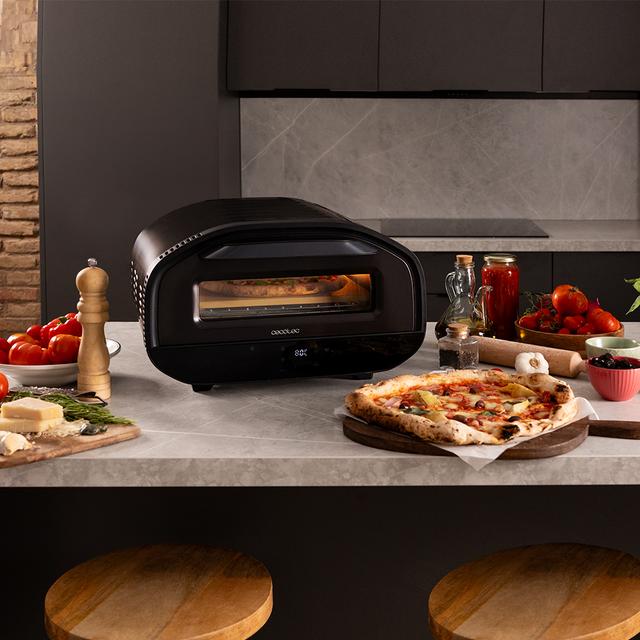 Cecotec Pizza&Co Tifosi Horno Eléctrico De 1700 W Con Control Digital Y Acero Revestido. Horno Eléctrico 