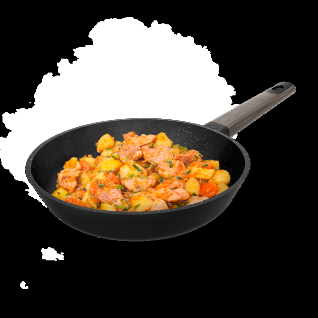 Cecotec Polka Excellence 18 Bucket Force. Sartén Con Diámetro De 18 Cm Aluminio Fundido Revestimiento Antiadherente Apta Para Lavavajillas Y Todo Tipo De Cocinas Fondo Indeformable Sartén