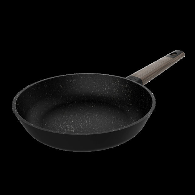 Cecotec Polka Excellence 24 Bucket Force.Sartén con Diámetro de 24 cm Aluminio Fundido Revestimiento antiadherente Apta para Lavavajillas y Todo tipo de cocinas Fondo indeformable Sartén