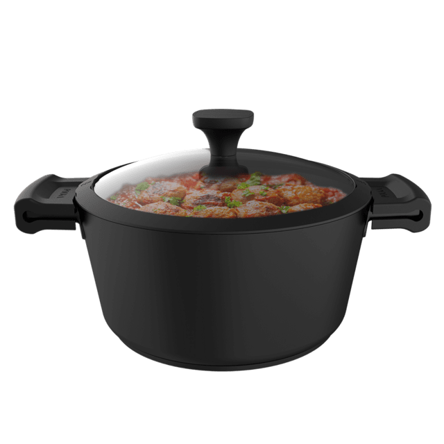 Cecotec Polka Experience 28 Pot Titan. Olla Con Diámetro De 28 Cm Aluminio Fundido Revestimiento Antiadherente Teflon Select Apta Para Todo Tipo De Cocinas Y Lavavajillas Fondo Indeformable Olla