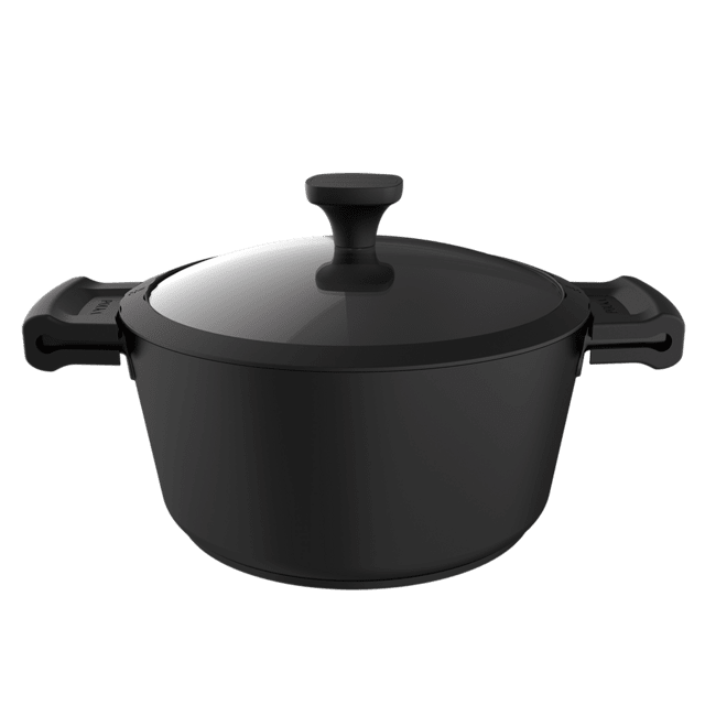 Cecotec Polka Experience 28 Pot Titan. Olla con Diámetro de 28 cm Aluminio Fundido Revestimiento Antiadherente Teflon Select Apta para todo tipo de Cocinas y Lavavajillas Fondo indeformable Olla