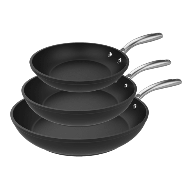 Cecotec Polka Fantasy 20-24-28 Bucket Silver. Set de Sartenes con Diámetro 20-24-28 cm Aluminio Forjado Revestimiento Antiadherente Whitford Eterna Libre PFOA Aptas para todo tipo de cocinas Set de sartenes