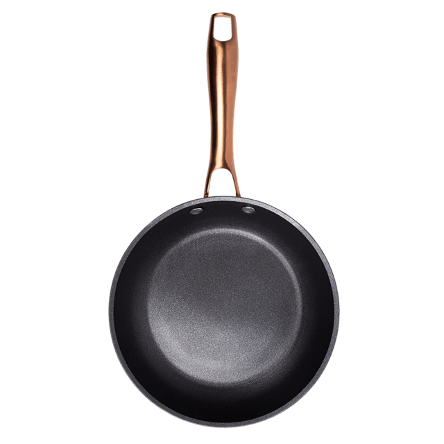 Cecotec Polka Fantasy 24 Bucket Golden Sartén De 24cm De Diámetro. Mango Remachado Semiprofesional De Acero Inoxidable Acabado En Color Oro Rosa. Sartén