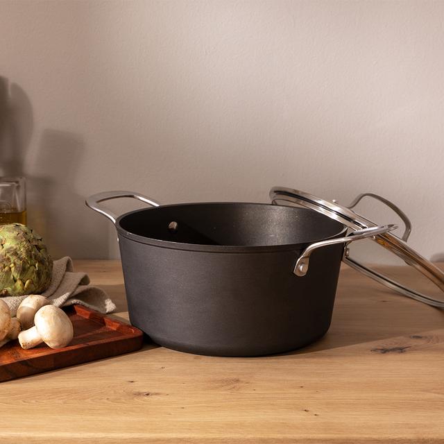 Cecotec Polka Fantasy 24 Pot Silver Olla De Diámetro Y Capacidad De 4 7 L Con Tapa De Cristal Templado Ollas