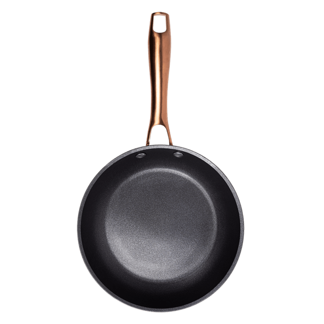 Cecotec Polka Fantasy 28 Bucket Golden Sartén De 28cm De Diámetro. Mango Remachado De Acero Inoxidable Acabado En Color Oro Rosa Sartén