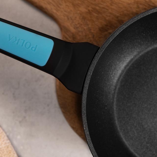 Cecotec Polka Platinum 24 Bucket Thunder. Sartén Con Diámetro De 24 Cm Aluminio Forjado Revestimiento Antiadherente Teflon Platinum Plus Apta Para Lavavajillas Y Todo Tipo De Cocinas Libre PFOA Sartén