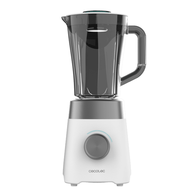 Cecotec Power Black Titanium 1300MAX W Batidora De Vaso De 1300 W De Maxima Potencia Con Cuchilla De 4 Hojas Con Recubrimiento De Titanio Negro Y Jarra De 1 5 L De Capacidad. Cuenta Con 2 Velocidades Más Función Pulse Batidora