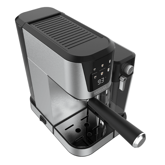 Cecotec Power Espresso 20 Cream Cafetera Semiautomática Con Función De Pantalla Táctil En Color Para Encendido/apagado Espresso Cappuccino Y Latte. Cafetera Semiautomática 