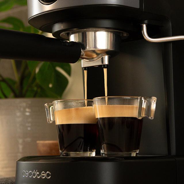 Cecotec Power Espresso 20 Pecan Pro Cafetera Espresso Con 20 Bares Con Vaporizador. Cafetera Espresso 20 Bares
