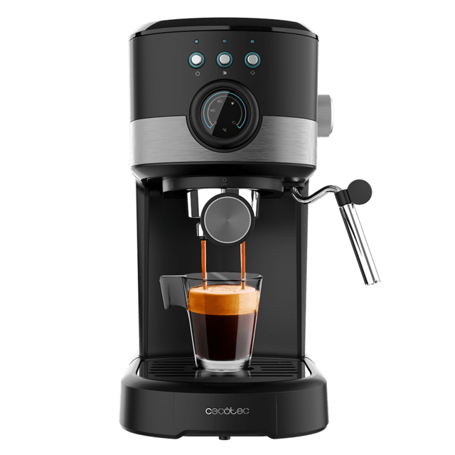 Cecotec Power Espresso 20 Pecan Pro Cafetera espresso con 20 bares con vaporizador. Cafetera espresso 20 bares