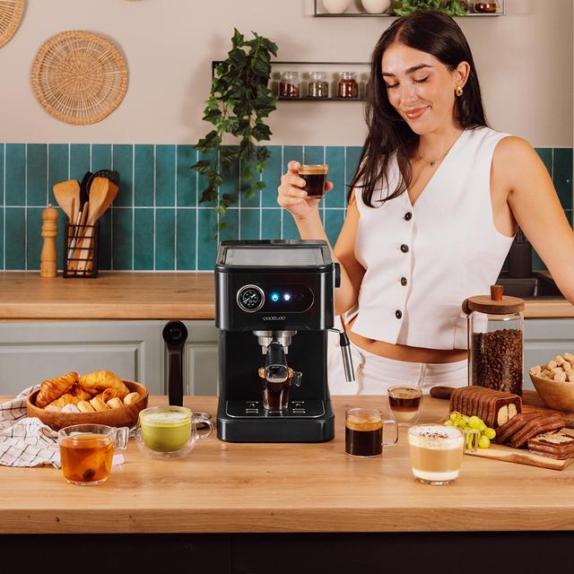 Cecotec Power Espresso 20 Pro Cafetera Express Para Café Espresso Y Cappuccino Con 20 Bares Y Vaporizador Orientable. Cafetera Express