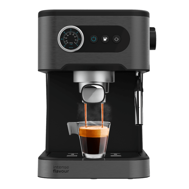 Cecotec Power Espresso 20 Pro Cafetera express para café espresso y cappuccino con 20 bares y vaporizador orientable. Cafetera express