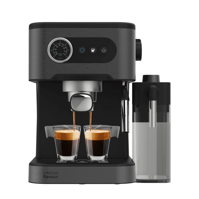 Cecotec Power Espresso 20 Pro Latte Cafetera express para café espresso y cappuccino café en frío con 20 bares y vaporizador orientable. Cafetera express